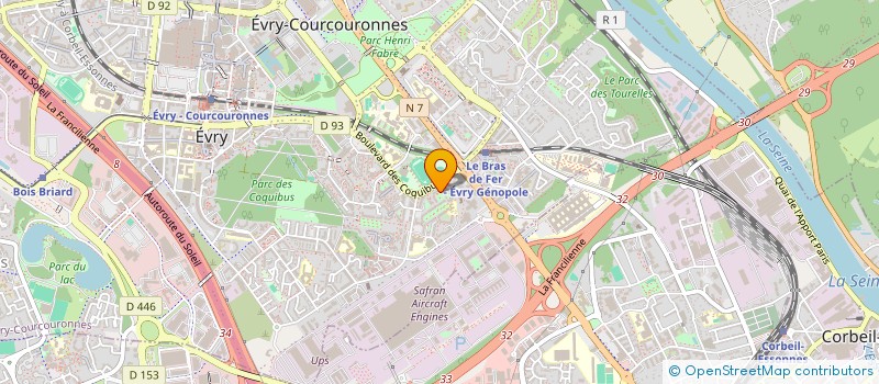 localisation de l'entreprise MONSIEUR MOULAY-HICHAM EL KHALEDI  EVRY-COURCOURONNES