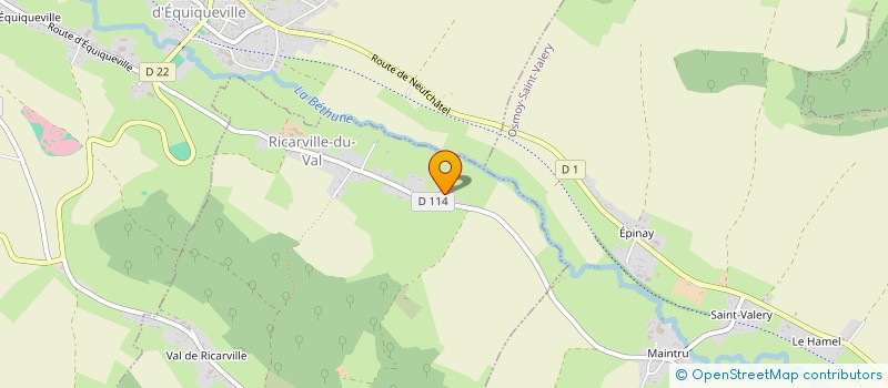 localisation de l'entreprise MONSIEUR MOULAY IDRISSI  RICARVILLE-DU-VAL