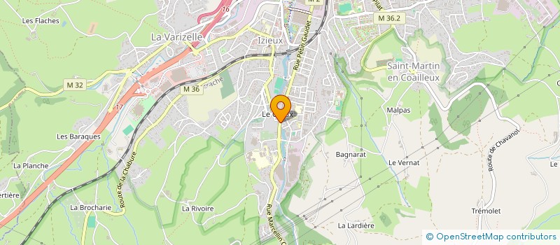 localisation de l'entreprise MONSIEUR MOULAY JABIL  LE CHAMBON-FEUGEROLLES