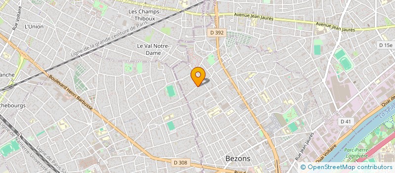 localisation de l'entreprise MONSIEUR MOULAY LAMGHARI  BEZONS