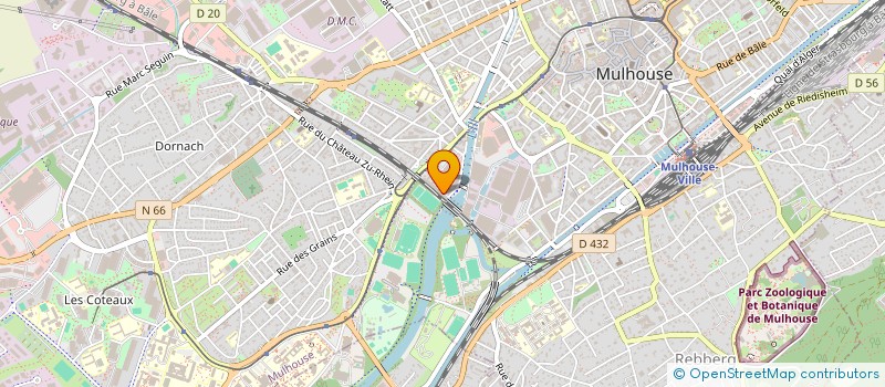 localisation de l'entreprise MONSIEUR MOULAY M'RABEUT  MULHOUSE