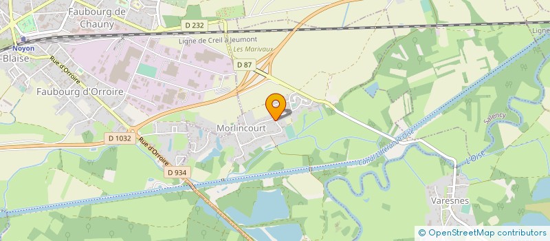 localisation de l'entreprise MONSIEUR MOULAY MOGHAR  MORLINCOURT