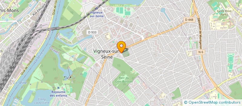 localisation de l'entreprise MONSIEUR MOULAYE AIDARA à VIGNEUX-SUR-SEINE