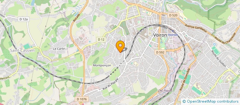 localisation de l'entreprise MONSIEUR MOULDI BOUGUETTAYA à VOIRON