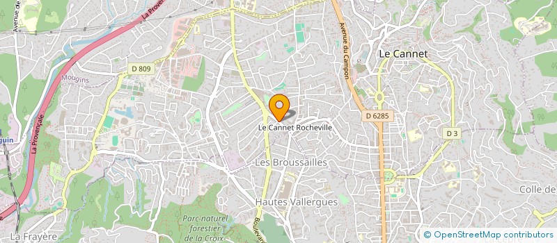 localisation de l'entreprise MONSIEUR MOULDI HECHMI à LE CANNET
