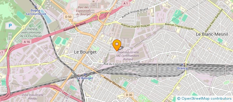 localisation de l'entreprise MONSIEUR MOULDI LITIM à LE BOURGET