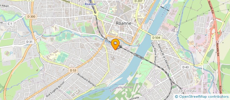 localisation de l'entreprise MONSIEUR MOULDI MANSOUR  ROANNE