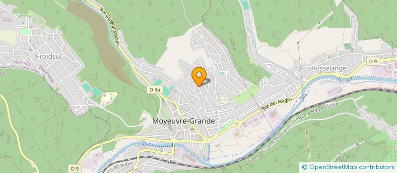 localisation de l'entreprise MONSIEUR MOULOUD ALLAOUA  MOYEUVRE-GRANDE