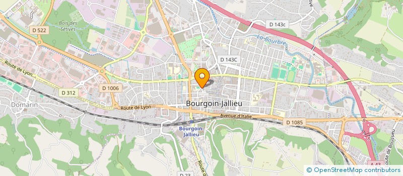 localisation de l'entreprise MONSIEUR MOULOUD AMRANI  BOURGOIN-JALLIEU