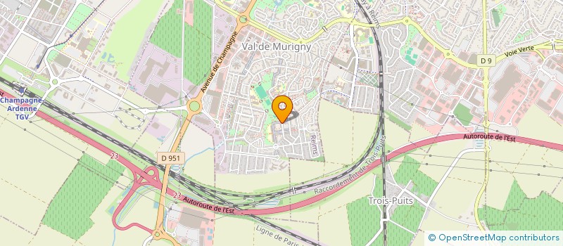 localisation de l'entreprise MONSIEUR MOULOUD AOUDACHE à REIMS