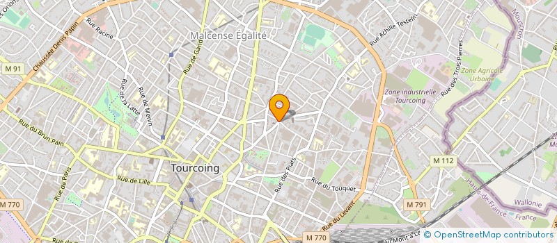 localisation de l'entreprise MONSIEUR MOULOUD BELAIDI à TOURCOING
