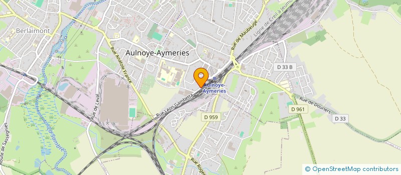 localisation de l'entreprise MONSIEUR MOULOUD BELGHALEM  AULNOYE-AYMERIES