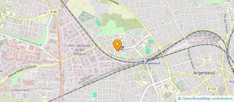 localisation de l'entreprise MONSIEUR MOULOUD BELHADJ  ARGENTEUIL