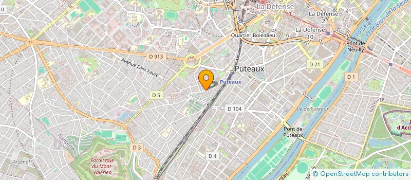 localisation de l'entreprise MONSIEUR MOULOUD BEN AHMED à PUTEAUX