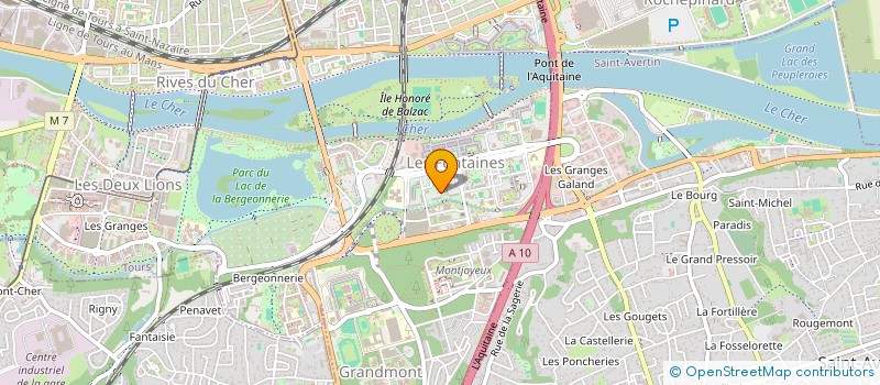 localisation de l'entreprise MONSIEUR MOULOUD BEN YAHIA  TOURS