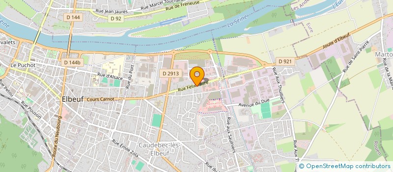 localisation de l'entreprise MONSIEUR MOULOUD BENAMAR  CAUDEBEC-LES-ELBEUF