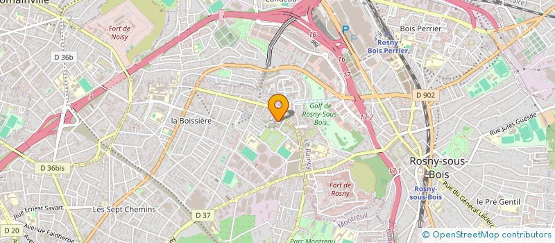 localisation de l'entreprise MONSIEUR MOULOUD BENCHAABANE à MONTREUIL