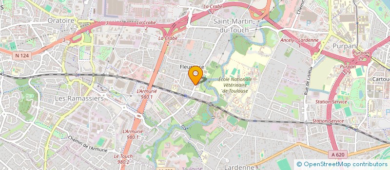 localisation de l'entreprise MONSIEUR MOULOUD BERKACHE  TOULOUSE