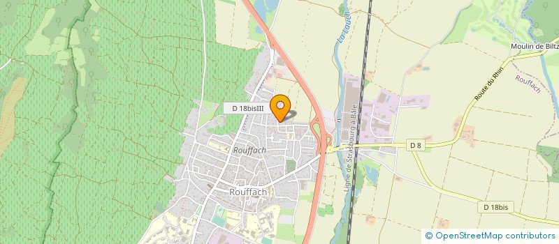 localisation de l'entreprise MONSIEUR MOULOUD BESBISS  ROUFFACH