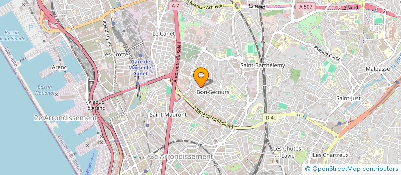 localisation de l'entreprise MONSIEUR MOULOUD BESSA à MARSEILLE