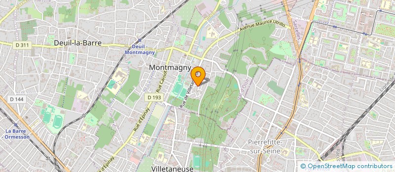 localisation de l'entreprise MONSIEUR MOULOUD BESSA  MONTMAGNY