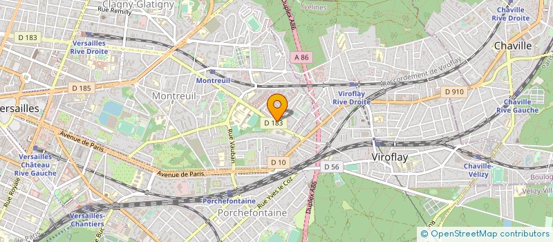 localisation de l'entreprise MONSIEUR MOULOUD BOUANENE à VERSAILLES