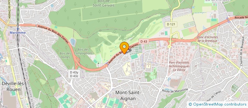 localisation de l'entreprise MONSIEUR MOULOUD BOUAZIZ à MONT-SAINT-AIGNAN