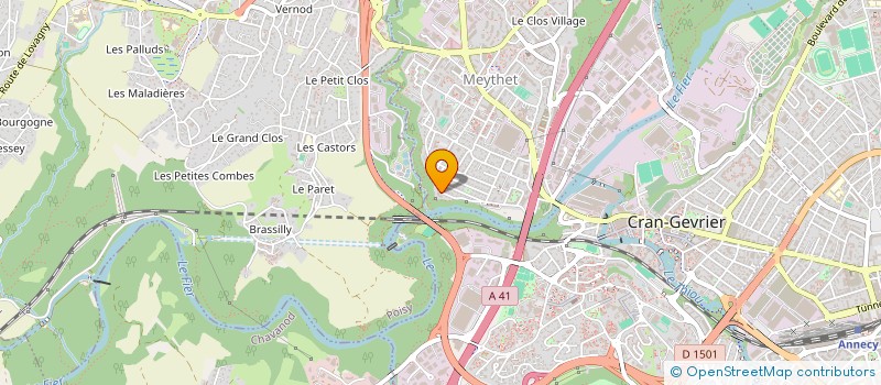 localisation de l'entreprise MONSIEUR MOULOUD BOUAZIZ à ANNECY