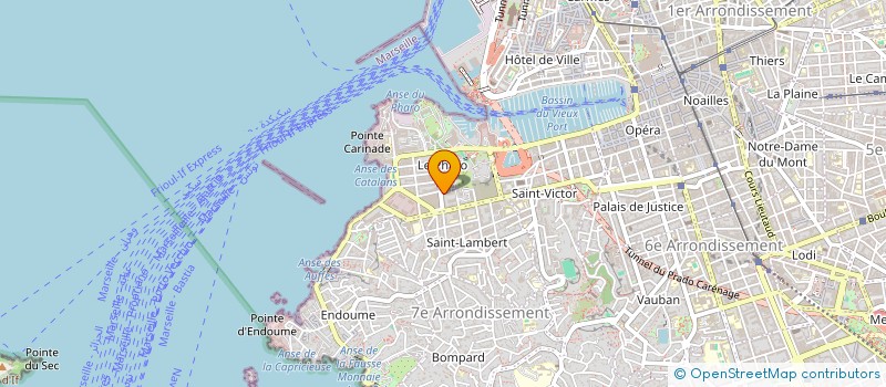 localisation de l'entreprise MONSIEUR MOULOUD BOUDIF à MARSEILLE