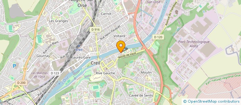 localisation de l'entreprise MONSIEUR MOULOUD BOUHRAT  CREIL