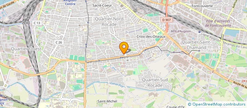 localisation de l'entreprise MONSIEUR MOULOUD BOUNOUA  AVIGNON