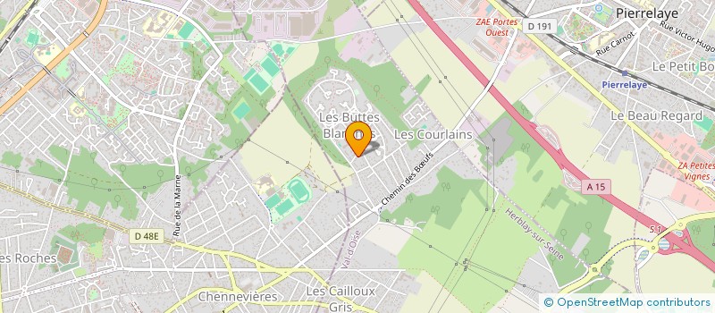 localisation de l'entreprise MONSIEUR MOULOUD BOUREZEG  HERBLAY-SUR-SEINE