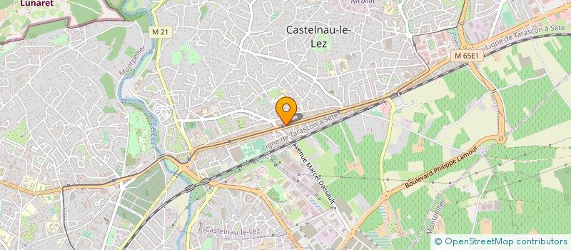 localisation de l'entreprise MONSIEUR MOULOUD BOUSKIA  SERIGNAN