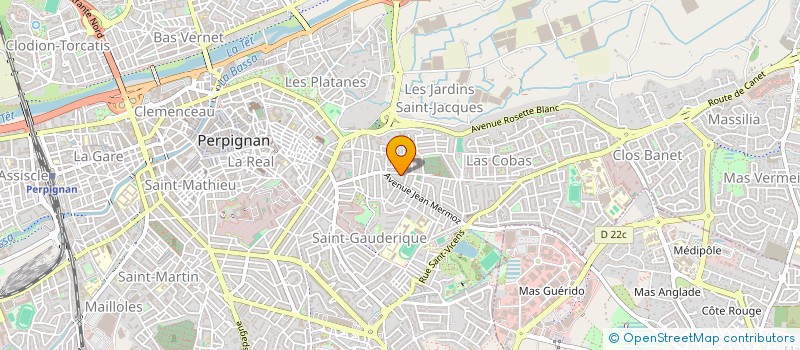 localisation de l'entreprise MONSIEUR MOULOUD CHAKIRI  PERPIGNAN