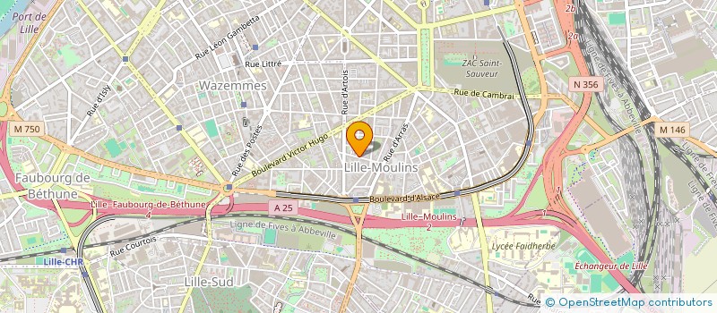 localisation de l'entreprise MONSIEUR MOULOUD CHAOUR à LILLE