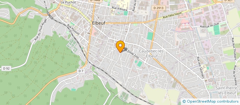 localisation de l'entreprise MONSIEUR MOULOUD CHERGUI  CAUDEBEC-LES-ELBEUF