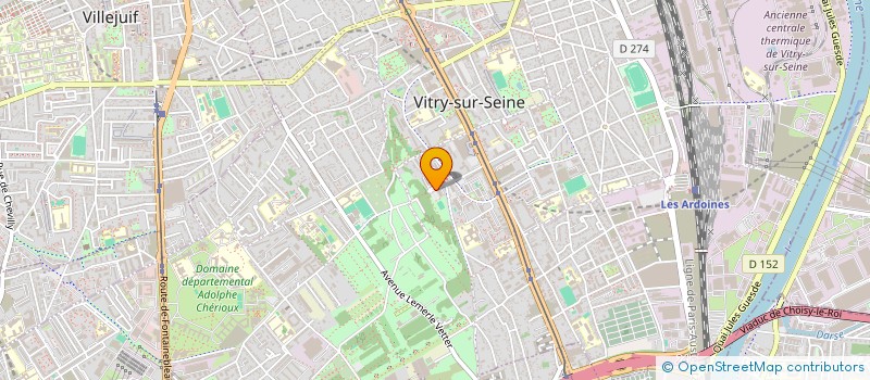 localisation de l'entreprise MONSIEUR MOULOUD DJEMA à VITRY-SUR-SEINE