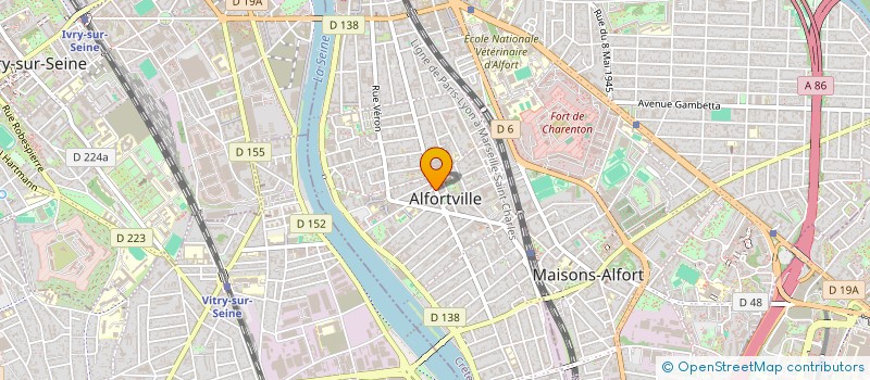 localisation de l'entreprise MONSIEUR MOULOUD DJOUDER à ALFORTVILLE