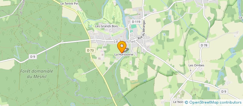 localisation de l'entreprise MONSIEUR MOULOUD EL GOUR  LE TRONCHET