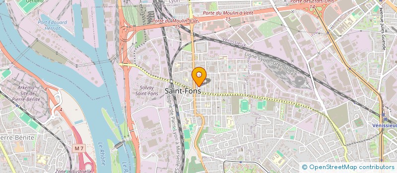 localisation de l'entreprise MONSIEUR MOULOUD EL HESSOUNI  SAINT-FONS