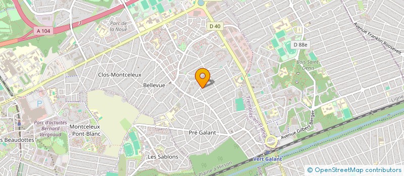 localisation de l'entreprise MONSIEUR MOULOUD FENNICHE à VILLEPINTE