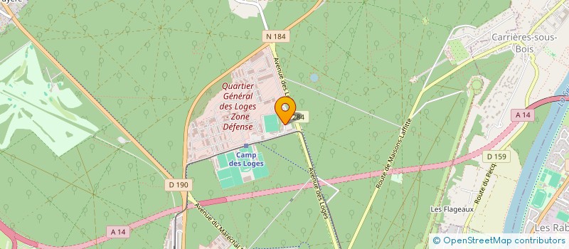 localisation de l'entreprise MONSIEUR MOULOUD GHALEB  SAINT-GERMAIN-EN-LAYE