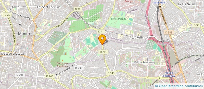 localisation de l'entreprise MONSIEUR MOULOUD GUENFOUD à MONTREUIL