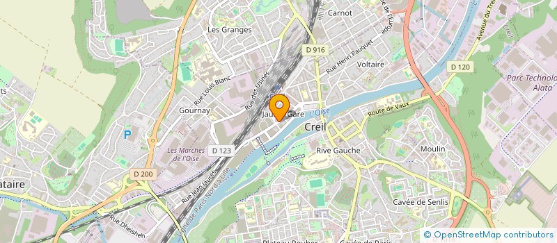 localisation de l'entreprise MONSIEUR MOULOUD GUERDA  CREIL