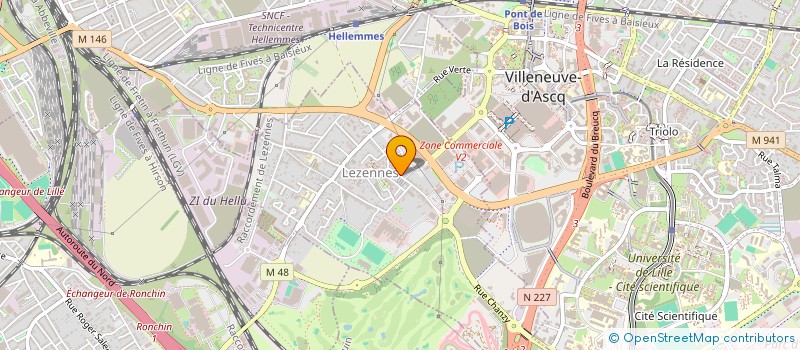 localisation de l'entreprise MONSIEUR MOULOUD HAMDAD à LILLE