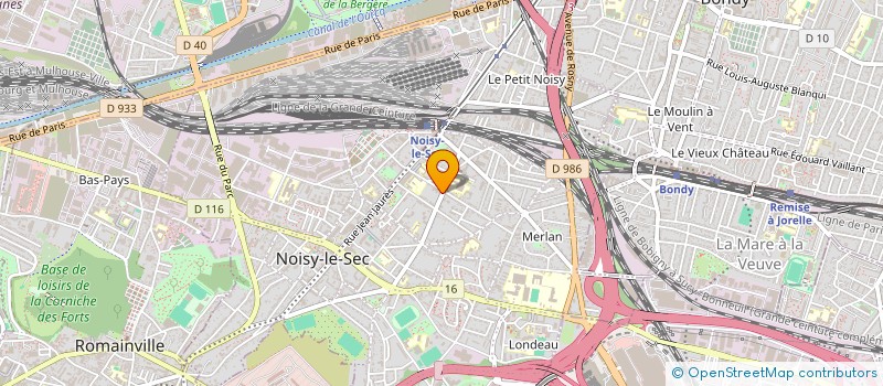 localisation de l'entreprise MONSIEUR MOULOUD HAMIDA à NOISY-LE-SEC
