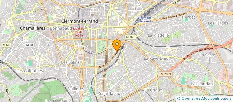 localisation de l'entreprise MONSIEUR MOULOUD HAMOUDI  SAINT-DENIS