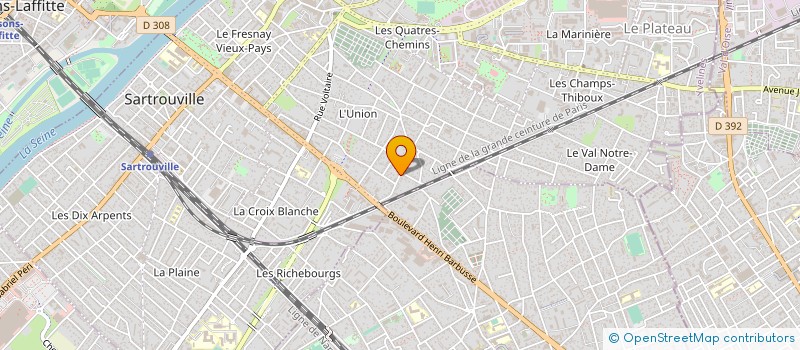 localisation de l'entreprise MONSIEUR MOULOUD HASSAINE à SARTROUVILLE