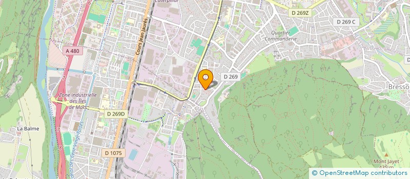 localisation de l'entreprise MONSIEUR MOULOUD HIMEUR  ECHIROLLES