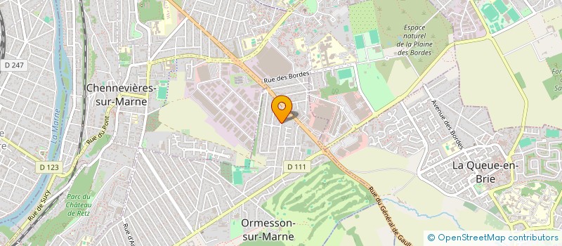 localisation de l'entreprise MONSIEUR MOULOUD IHADJADENE  ORMESSON-SUR-MARNE